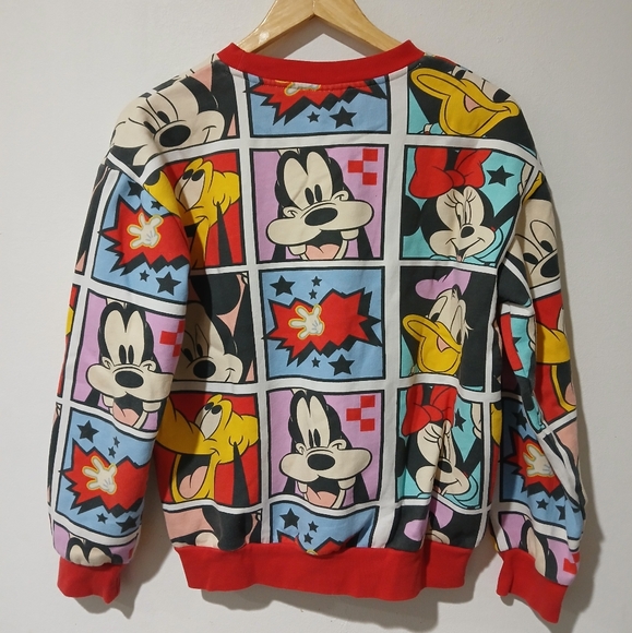 Disney Mickey & Co Color Block Women's Crewneck Sweatshirt Size: S - Picture 5 of 7